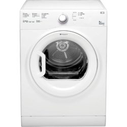 Hotpoint Aquarius TVFS83CGP 8kg Sensor Vented Tumble Dryer in White